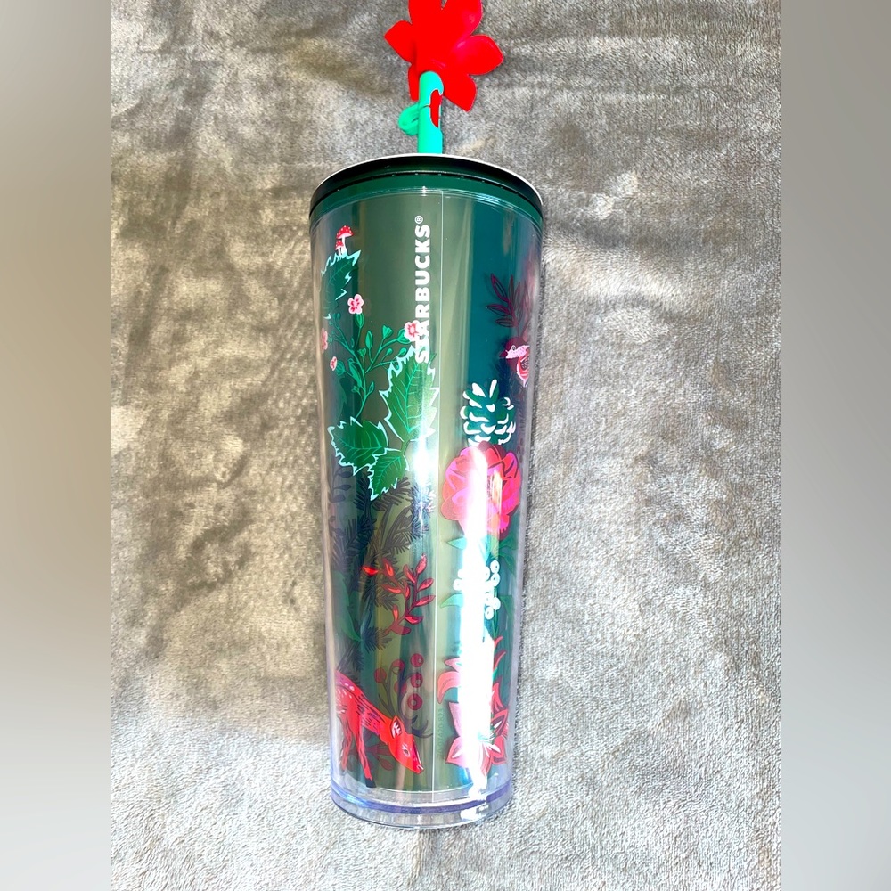 Starbucks 2022 winter Enchanted Forest series Venti cold cup tumbler